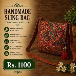 Handmade Sling Bag – Traditional & Stylish