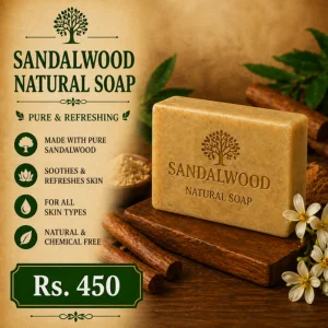 Sandalwood Natural Soap – Refreshing & Aromatic
